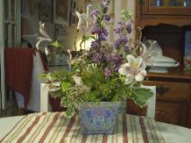 A lovely arrangement of flowers from Grandpa Bob